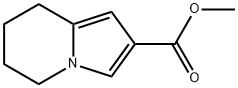 methyl5,6,7,8-tetrahydroindolizine-2-carboxylate 结构式
