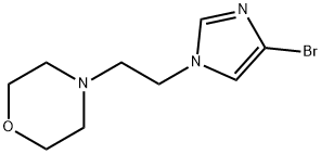 4-[2-(4-bromo-1H-imidazol-1-yl)ethyl]morpholine 结构式