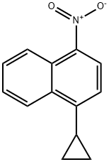 1-环丙基-4-硝基萘 结构式