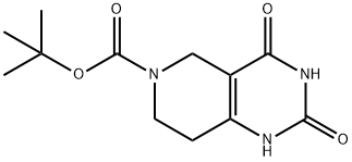 tert-butyl 2,4-dihydroxy-5H,6H,7H,8H-pyrido[4,3-d]pyrimidine-6-carboxylate 结构式