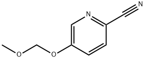 5-(甲氧基甲氧基)吡啶腈 结构式