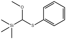 Methoxy(phenylthio)trimethylsilylmethane 结构式