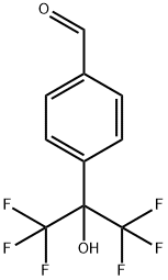4-(1,1,1,3,3,3-六氟-2-羟基丙基)苯甲醛 结构式