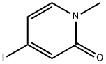4-碘-1-甲基-1,2-二氢吡啶-2-酮 结构式