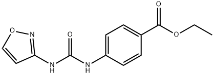 ethyl 4-(3-(isoxazol-3(2H)-ylidene)ureido)benzoate 结构式