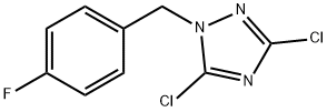 3,5-dichloro-1-(4-fluorobenzyl)-1H-1,2,4-triazole 结构式