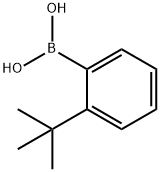 2-(1,1-二甲基乙基)苯基]-硼酸 结构式