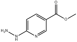 6-肼基吡啶-3-羧酸甲酯 结构式