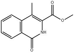 methyl 4-methyl-1-oxo-1,2-dihydroisoquinoline-3-carboxylate 结构式