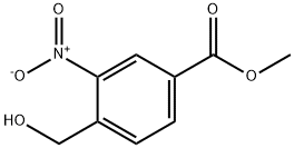 4-(羟基甲基)-3-硝基苯甲酸甲酯 结构式