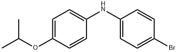 4-Bromo-N-(4-isopropoxyphenyl)aniline 结构式