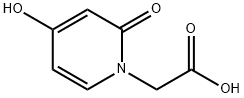 4-Hydroxy-2-oxo-1(2H)-pyridineacetic acid 结构式