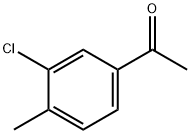 3-氯-4-甲基苯乙酮 结构式