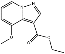 4-甲氧基吡唑并[1,5-A]吡啶-3-羧酸乙酯 结构式