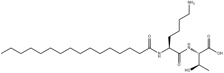 棕榈酰二肽-7 结构式
