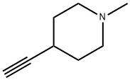 4-乙炔基-1-甲基哌啶 结构式