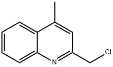 2-(氯甲基)-4-甲基喹啉 结构式