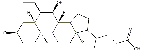 奥贝胆酸杂质2 结构式