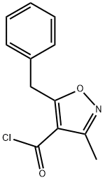 5-Benzyl-3-methylisoxazole-4-carbonyl chloride 结构式