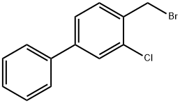 4-(溴甲基)-3-氯-1,1'-联苯 结构式