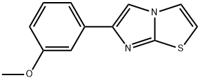 6-(3-甲氧基苯基)咪唑并[2,1-B]噻唑 结构式