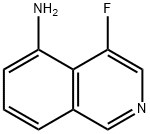 4-fluoroisoquinolin-5-amine 结构式