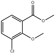 3-氯-2-甲氧基苯甲酸甲酯 结构式