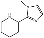 2-(1-METHYL-1H-IMIDAZOL-2-YL)PIPERIDINE 结构式