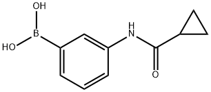 (3-(环丙烷甲酰胺基)苯基)硼酸 结构式