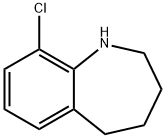 9-氯-1,3,4,5-四氢-2H-1-苯并氮杂卓 结构式