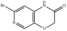 7-溴-1H-吡啶并[3,4-B][1,4]噁嗪-2(3H)-酮 结构式