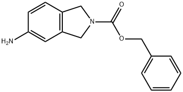 benzyl 5-aminoisoindoline-2-carboxylate 结构式
