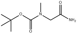 N-carbamoylmethyl-N-methyl-carbamic acid t-butyl ester 结构式