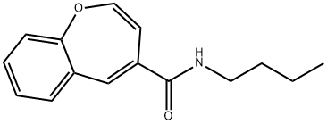 N-butyl-1-benzoxepine-4-carboxamide 结构式