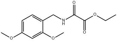 ethyl 2-((2,4-dimethoxybenzyl)amino)-2-oxoacetate 结构式