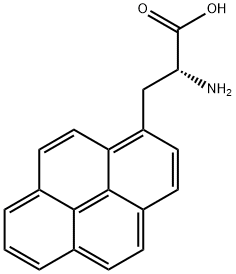 (R)-ALPHA-氨基-1-芘丙酸 结构式