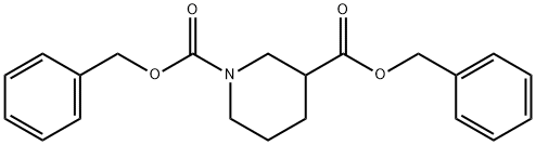 dibenzyl piperidine-1,3-dicarboxylate 结构式