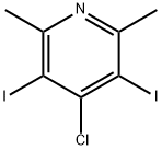 4-Chloro-3,5-diiodo-2,6-dimethylpyridine 结构式