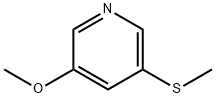 5-Methoxy-3-methylthiopyridine 结构式