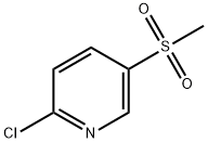 2-CHLORO-5-(METHYLSULFONYL)PYRIDINE 结构式