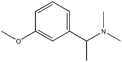 1-(3-甲氧苯基)- N,N-二甲基乙胺 结构式