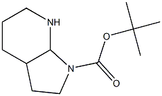 八氢-1H-吡咯并[2,3-B]吡啶-1-甲酸 叔丁酯 结构式