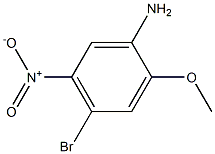 4-溴-2-甲氧基-5-硝基苯胺 结构式