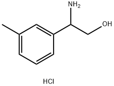 2-AMINO-2-(3-METHYLPHENYL)ETHAN-1-OL HCL 结构式