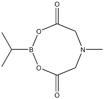 2-异丙基-6-甲基-1,3,6,2-二噁吖硼辛环-4,8-二酮 结构式