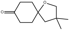 3,3-二甲基-1-氧杂螺[4.5]癸-8-酮 结构式