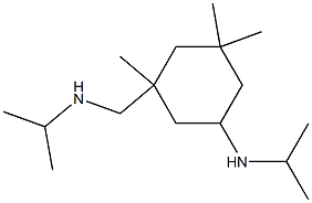 Isopropyl-[3-(isopropylamino-methyl)-3,5,5-trimethyl-cyclohexyl]-amine 结构式