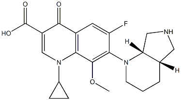莫西沙星位置异构体 结构式
