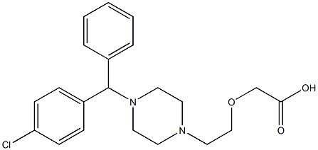 西替利嗪杂质11((R)-西替利嗪 PROPANEDIOL酯) 结构式