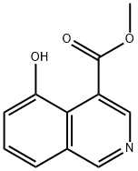 5-羟基异喹啉-4-羧酸甲酯 结构式
